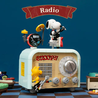 Pantasy x Snoopy Retro Time Series - Radio, 86916 Building Kit Pantasy®