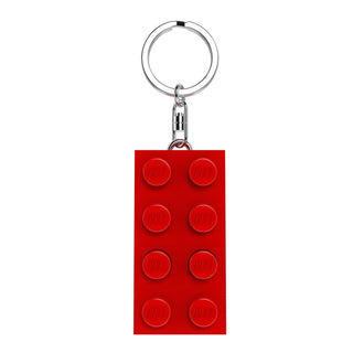 LEGO® Keychain Light - Red 2x4 Brick