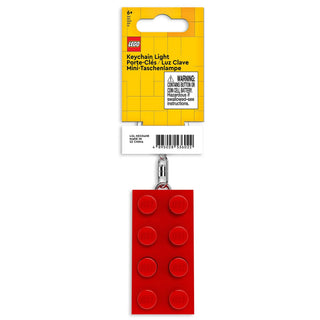 LEGO® Keychain Light - Red 2x4 Brick