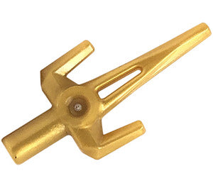 Weapon Sai Dagger Accessories LEGO® Pearl Gold  