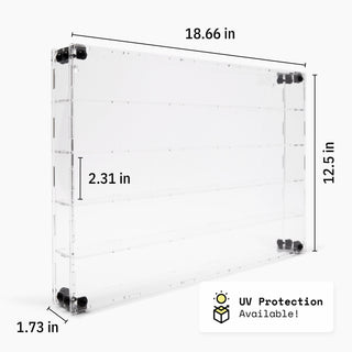 70 Minifigure Display Case (Classic V1) display case Scobo Design, LLC