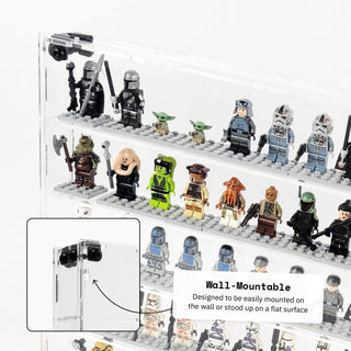 16 Minifigure Display Case display case Scobo Design, LLC