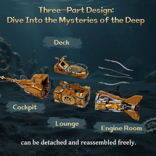 Steampunk The Nautilus, 85029 Building Kit Pantasy®