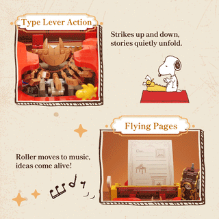 Large Snoopy Typewriter, 86917 Building Kit Pantasy®