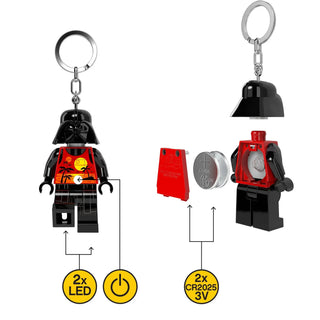LEGO® Darth Vader Vacation Keychain LED Light 3"