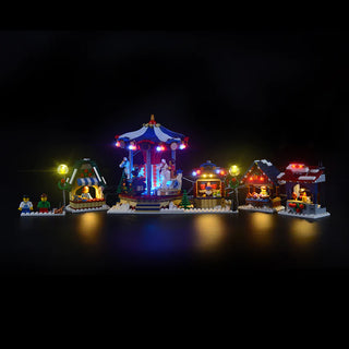 Light Kit For Christmas Winter Village Market, 10235 Light up kit lightailing   