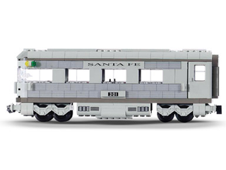 Santa Fe Cars - Set II (dining, observation, or sleeping car), 10022 Building Kit LEGO®   