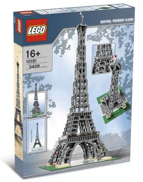 Eiffel Tower 1:300 Scale, 10181 Building Kit LEGO®   