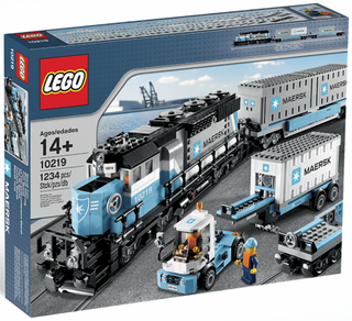 Maersk Container Train, 10219 Building Kit LEGO®   