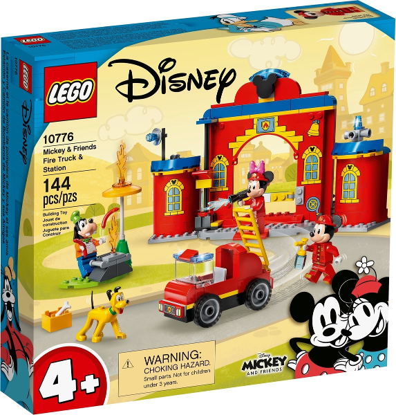 Mickey & Friends Fire Truck & Station, 10776 Building Kit LEGO®   
