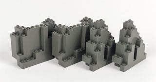 Rock/Mountain Parts Pack: Old Dark Gray Part LEGO®   