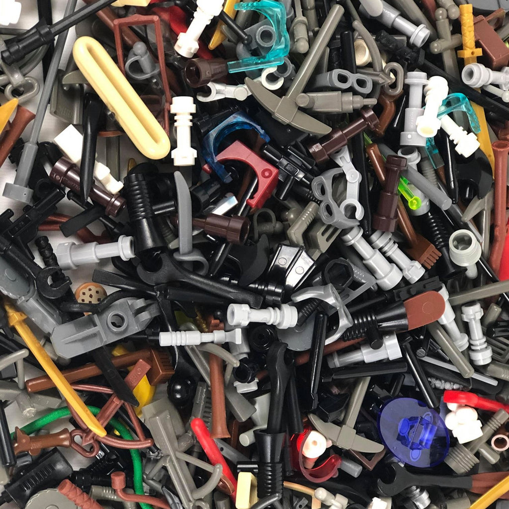 Bulk LEGO® Minifigure Accessories (Tools, Weapons, Handheld items, etc –  Atlanta Brick Co