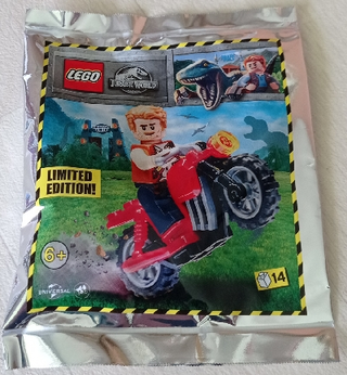 Owen with Motorcycle foil pack, 122114 Building Kit LEGO®   