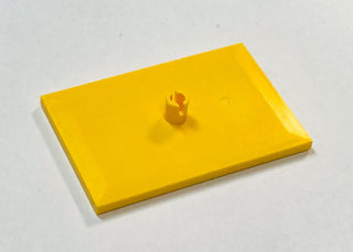 LEGO® Train Bogie Plate (Tile, Modified 6 x 4 with 5mm Pin) Part LEGO® Yellow  