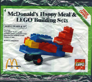 Building Set D, Aircraft Polybag, McDonalds set # 1915 Building Kit LEGO®   