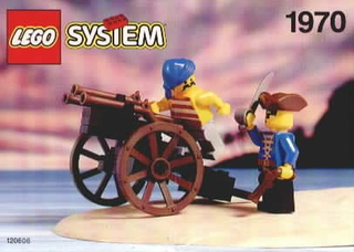 Pirate's Gun Cart, 1970 Building Kit LEGO®   