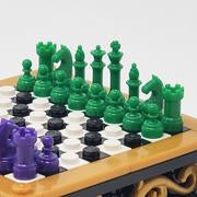 BrickMini Custom Kit - Chess Color Set Building Kit Brickmini Green  