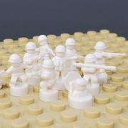 BrickMini Custom Minifigure - Nano Soldier Figures Custom minifigure Brickmini White  