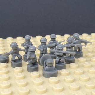 BrickMini Custom Minifigure - Nano Soldier Figures Custom minifigure Brickmini Dark Gray  