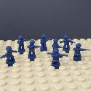 BrickMini Custom Minifigure - Nano Soldier Figures Custom minifigure Brickmini Dark Blue  