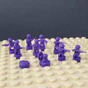 BrickMini Custom Minifigure - Nano Soldier Figures Custom minifigure Brickmini Purple  
