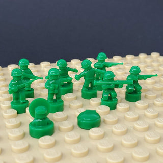BrickMini Custom Minifigure - Nano Soldier Figures Custom minifigure Brickmini Green  