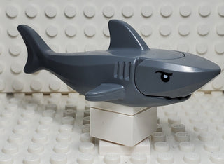 LEGO® Shark with Gills and Printed Eyes LEGO® Animals LEGO® Dark Bluish Gray  