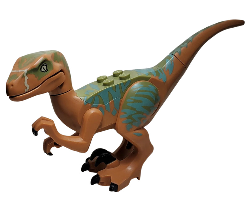 LEGO® Raptor/Velociraptor with Olive Green Back and Sand Green (Echo ...