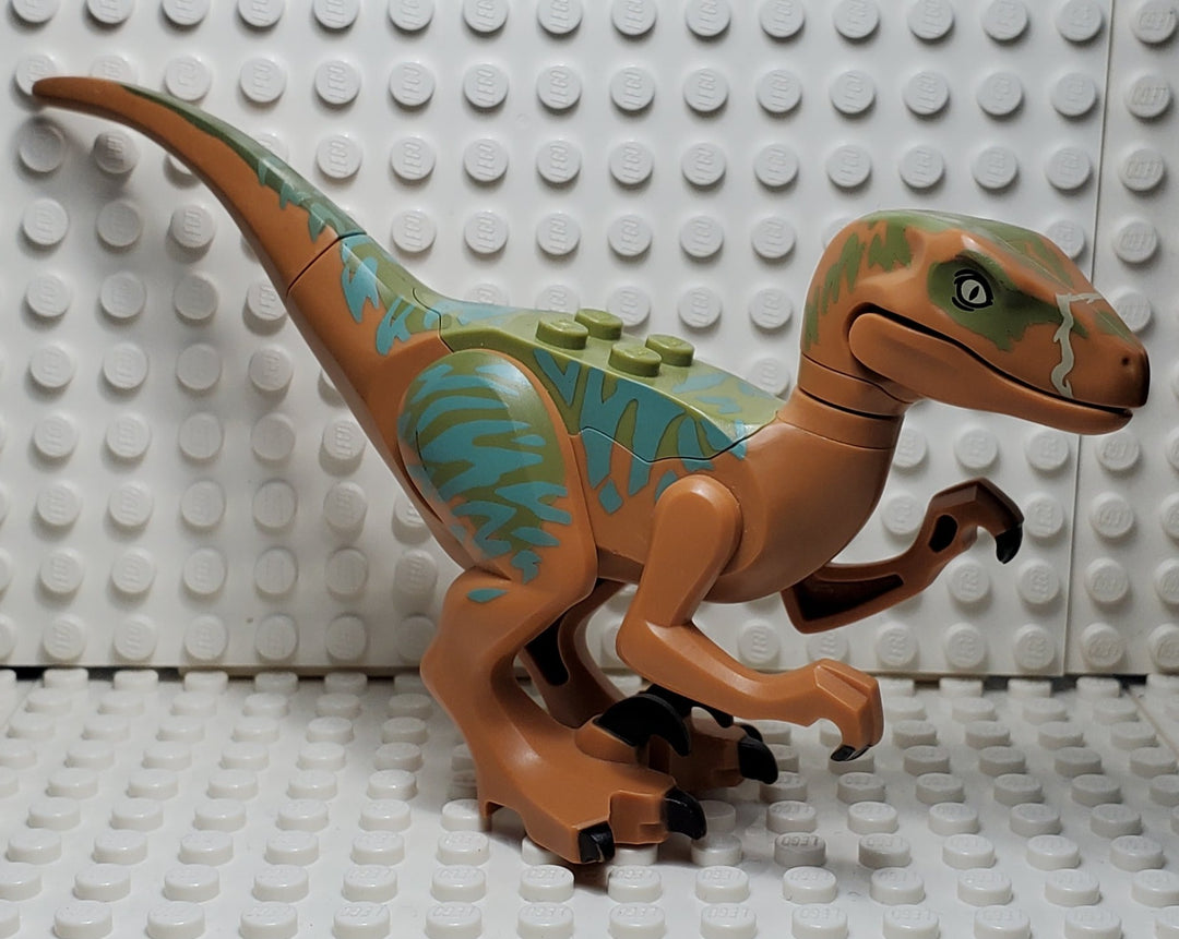LEGO® Raptor/Velociraptor with Olive Green Back and Sand Green (Echo) –  Atlanta Brick Co