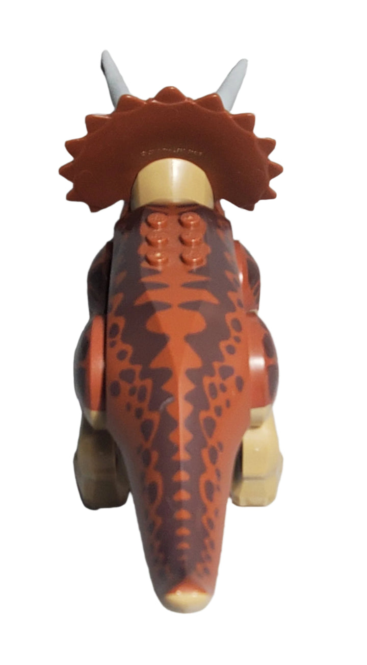 LEGO® Dinosaur Triceratops with Reddish Brown Back