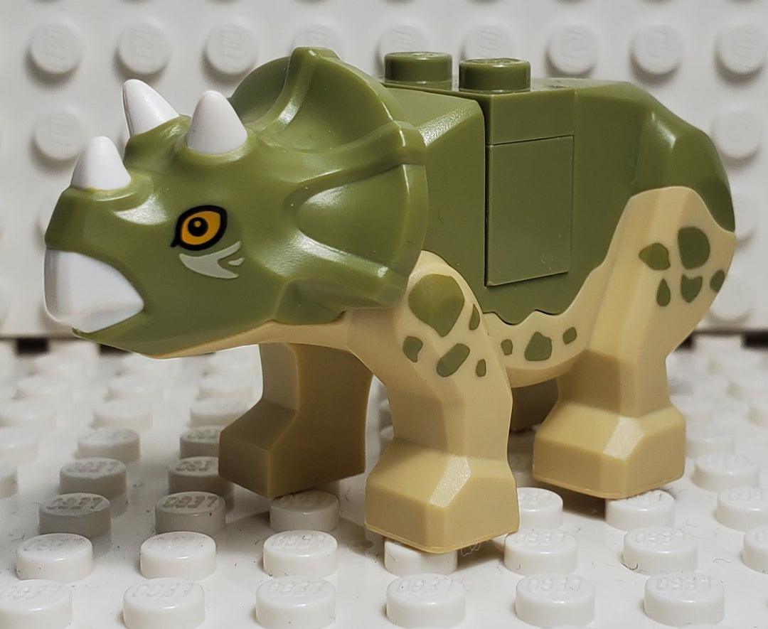 LEGO® Dinosaur Triceratops Baby with Olive Green Top