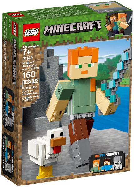 Minecraft Alex BigFig with Chicken, 21149-1 Building Kit LEGO®   
