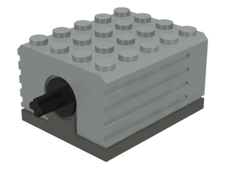 Electric, Motor 9V 5x4x2 1/3, Part# 2838 Part LEGO®   