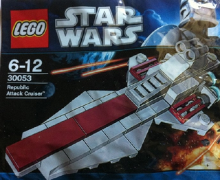 Republic Attack Cruiser - Mini polybag, 30053-1 Building Kit LEGO®   