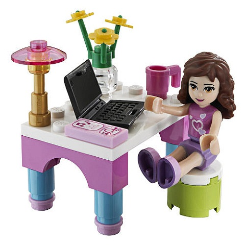Olivia's Desk polybag 30102 Building Kit LEGO®   