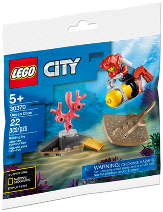 Diver polybag, 30370 Building Kit LEGO®   