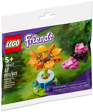 Garden Flower and Butterfly polybag, 30417 Building Kit LEGO®   