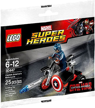 Captain America's Motorcycle, 30447 Building Kit LEGO®   