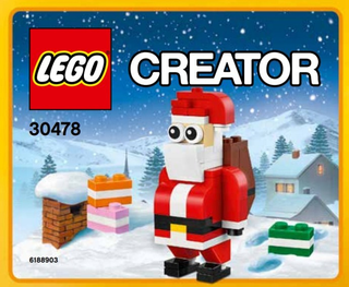 Santa Claus with Presents Polybag 30478 Building Kit LEGO®   