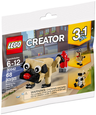 Cute Pug polybag, 30542-1 Building Kit LEGO®   