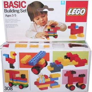 Basic Building Set, 308-2 Building Kit LEGO®   
