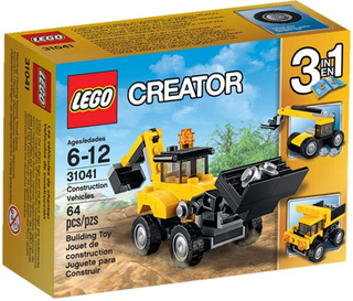 Construction Vehicles, 31041-1 Building Kit LEGO®   