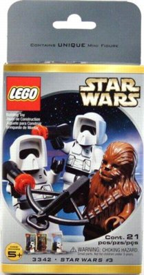 Star Wars #3 - Troopers/Chewie Minifigure Pack, 3342 Building Kit LEGO®   