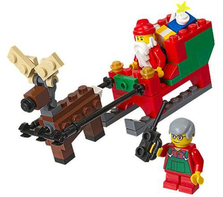 Santa's Sleigh polybag, 40059 Building Kit LEGO®   