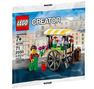 Flower Cart polybag, 40140 Building Kit LEGO®   