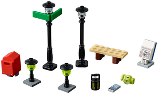 Streetlamps polybag, 40312 Building Kit LEGO®   