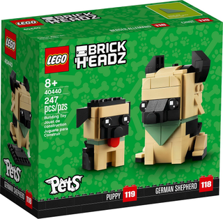 German Shepherd & Puppy, 40440 Building Kit LEGO®   