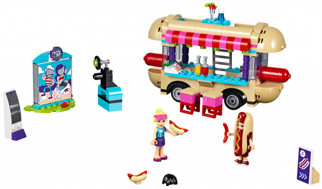 Amusement Park Hot Dog Van, 41129-1