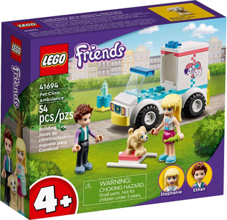 Pet Clinic Ambulance, 41694 Building Kit LEGO®   