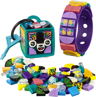 Neon Tiger - Bracelet & Bag Tag, 41945 Building Kit LEGO®   